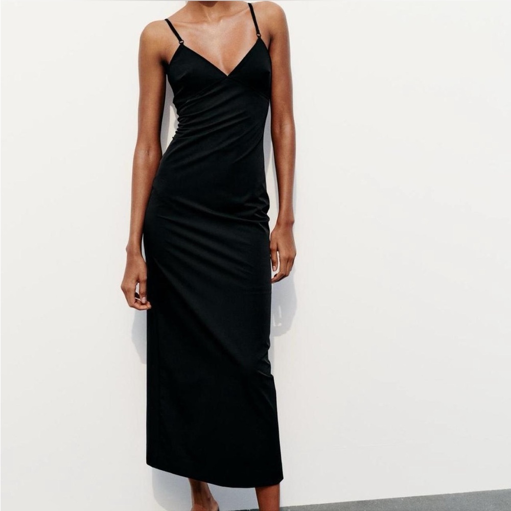 Zara STRETCH MIDI DRESS
BLACK XXL NWT 0/4661/320/800/06
